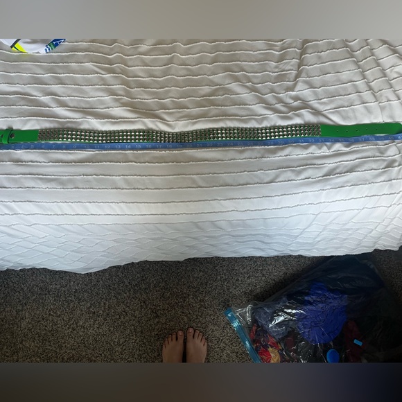 Tilt belt- Green Emo, Pop Punk Belt - Picture 4 of 5